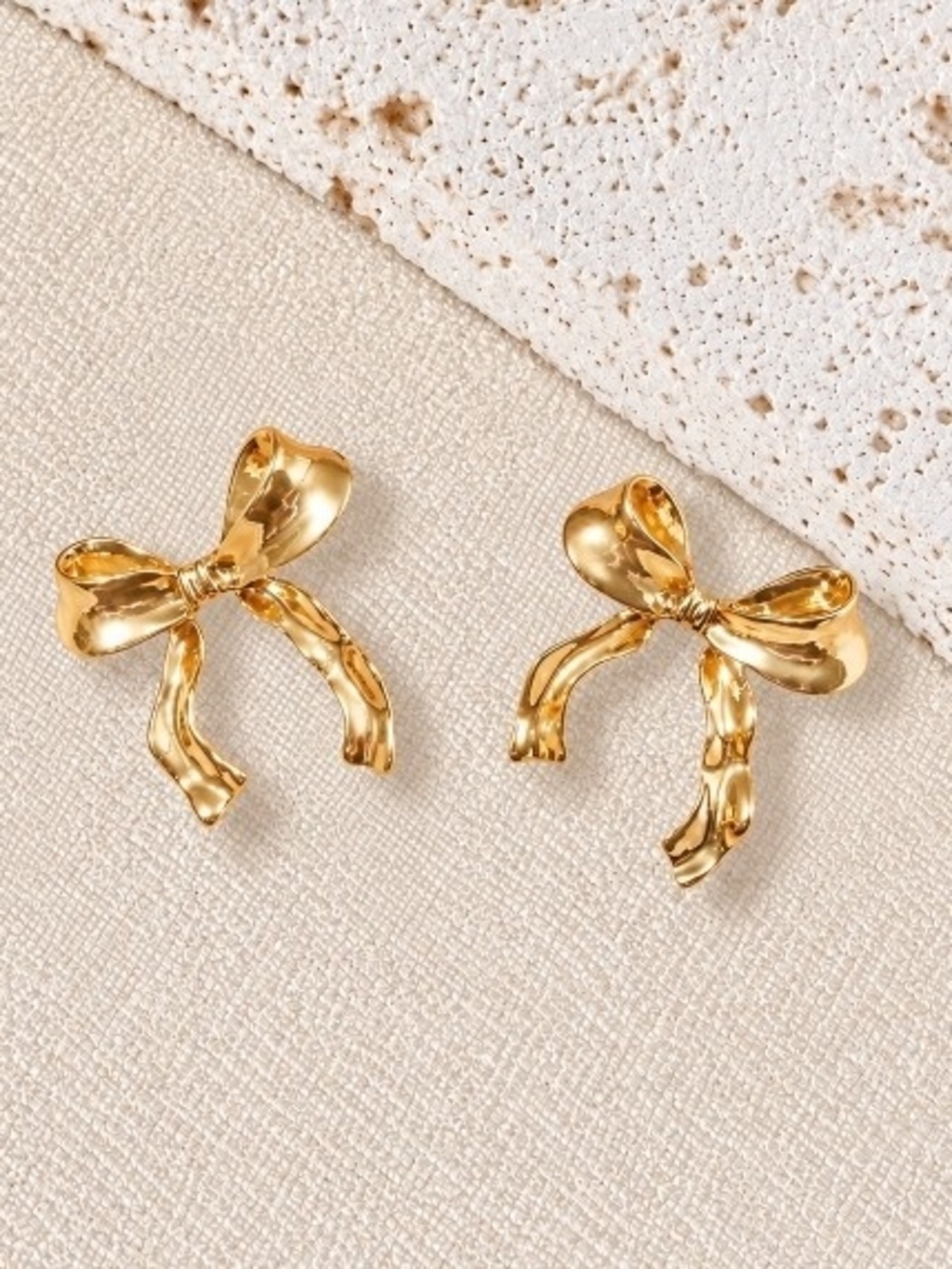 Pick 3 for $30 Gold Bow Stud Earrings -
